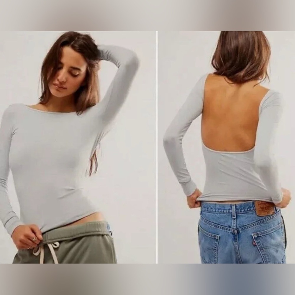 Free People Intimately low back seamless top, medium/large